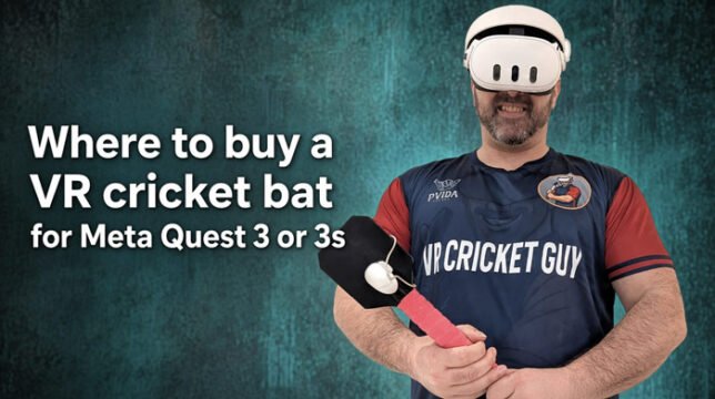 Where to buy a VR cricket bat for a Meta Quest 3 or 3s?